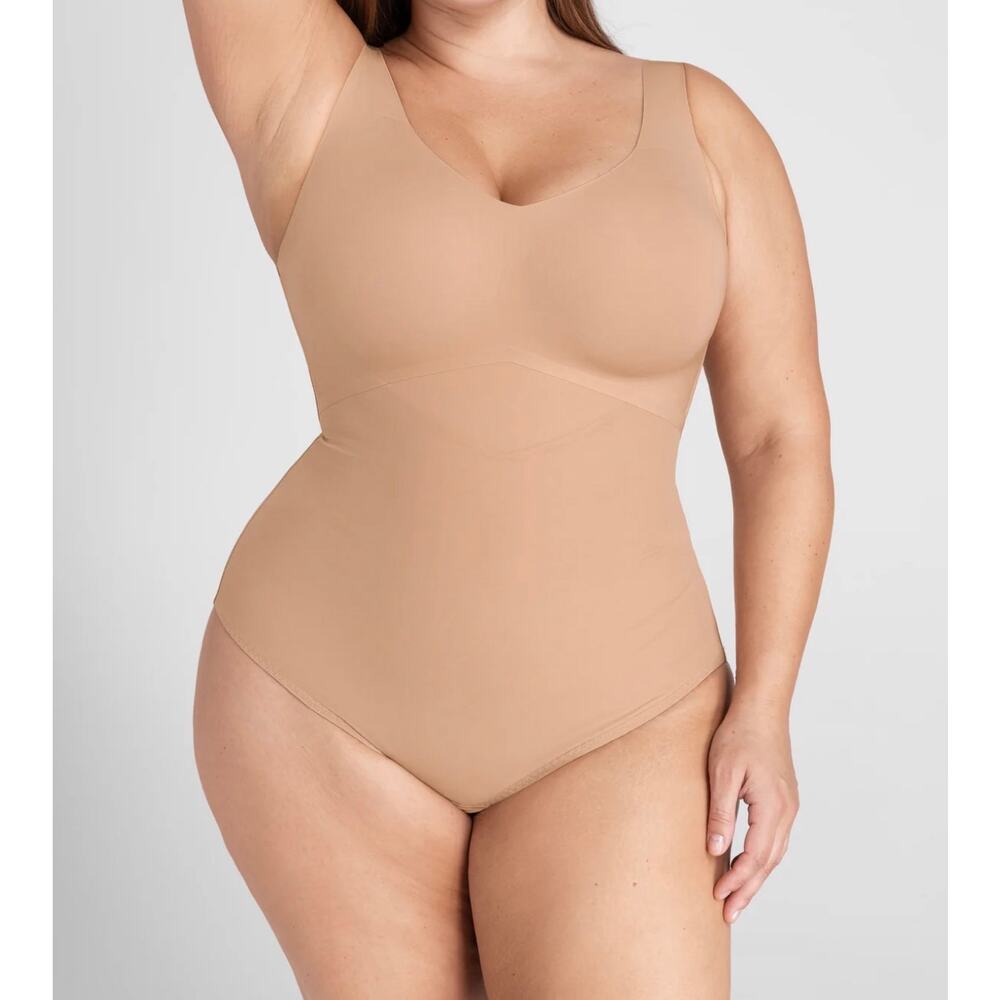 Honey Love Nude Tank Bodysuit Sz 1x
